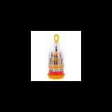 Mery style shop kft Ideli 31 részes precíziós csavarhúzó készlet mágneses markolattal - sárga