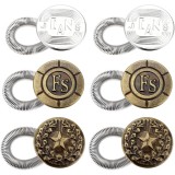 Mery style shop kft Instant gomb nadrágbővítő készlet 6 darab - barna