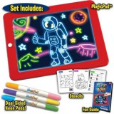Mery style shop kft Magic Sketchpad készségfejlesztő, színes, világítós rajztábla, üzenőtábla gyerek