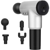 Mery style shop kft Masszázs Pisztoly izom masszírozó regeneráló gép akkumulátoros 6 sebességi fokozattal - fekete