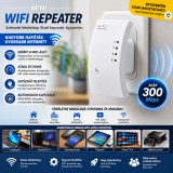 Mery style shop kft MS-148 WLAN WiFi jelerősítő 300 Mbps - fehér