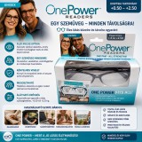 Mery style shop kft One Power többfunkciós olvasószemüveg Flex Focus Optic technológiával +0.5 - +2.5 - fekete