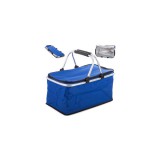 Mery style shop kft Összecsukható hőszigetelt piknik kosár - Piros