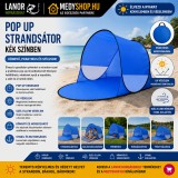 Mery style shop kft Pop Up strandsátor kék színben
