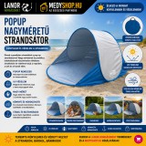 Mery style shop kft PopUp nagyméretű strandsátor - kék (MS-272)