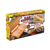 Mery style shop kft Red Copper Flipwich Duo Rézbevonatos kétoldalú minisütő
