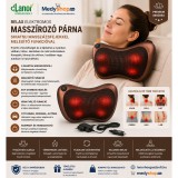Mery style shop kft Relax elektromos masszírozó párna Shiatsu masszázsfejekkel melegítő funkcióval - barna