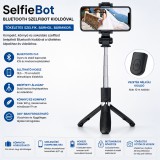 Mery style shop kft SelfieBot Bluetooth szelfibot kioldóval - fekete
