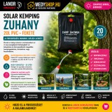 Mery style shop kft Solar kemping zuhany 20L PVC - fekete (AD6937)