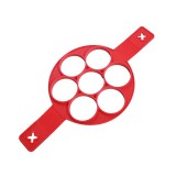 Mery style shop kft Szilikon tojás és mini palacsinta sütőforma - piros