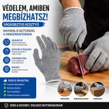Mery style shop kft Vágás elleni védőkesztyű konyhai és barkácsolási munkákhoz - szürke