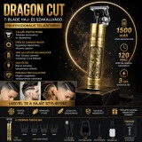 Mery style shop kft Waer X7 Professzionális vezeték nélküli borotva és trimmer - fekete/arany (Wa-08177)