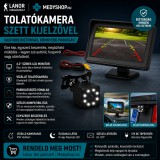 Merystyle Autós parkolószett, monitor és kamera - KE23-252