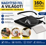 Merystyle BIG Vision kéz nélküli nagyító szemüveg 160% nagyítással - fekete