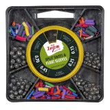 Merystyle Carp Zoom CZ2148 úszórögzítő és sörétsörét készlet 0,7; 0,45; 0,25; 0,15 g