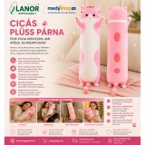 Merystyle Cicás plüss párna 50 cm - Rózsaszín