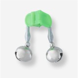 Merystyle Csiptetős Dupla csengő kapásjelző fenekező horgászathoz - zöld