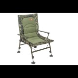 Merystyle CZ Összkomfortos horgász fotel 63x60x38/100 cm - Camou/Fleece (CZ3541)