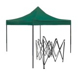 Merystyle Egyszerűen szétnyitható kerti pavilon 3x3 m - Zöld