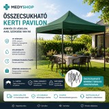 Merystyle Egyszerűen szétnyitható kerti pavilon 3x3 m - Zöld