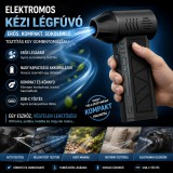 Merystyle Elektromos kézi légfúvó USB-C töltéssel - fekete