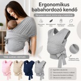 Merystyle Ergonomikus babahordozó kendő - Kék, M-es