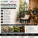 Merystyle Függőfotel - Fekete