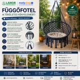 Merystyle Függőfotel - Világosszürke