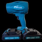Merystyle Hayami akkumulátoros légfúvó 2 db 48V akkumulátorral - kék (HA1033)