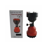 Merystyle Hookah Stove gáztűzhely vízipipához piezoelektromos gyújtással - piros/fekete (160)