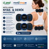 Merystyle Hordozható intelligens nyak- és derékmassz­írozó akkumulátorral - 2 db