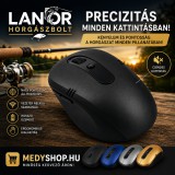 Merystyle JX vezeték nélküli optikai egér 2.4GHz 3200 DPI - Fekete
