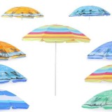 Merystyle Kerti napernyő 160 cm - színes strandernyő