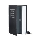 Merystyle Könyv alakú széf kulcsos zárral - fekete (01439)