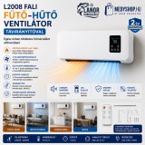 Merystyle L2008 fali fűtő-hűtő ventilátor távírányítóval - fehér