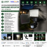Merystyle LED Solar mozgásérzékelős napelemes SMD LED reflektor 15W 60 LED-es