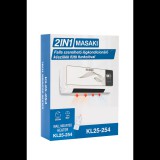 Merystyle MASAKI KL25-254 2 az 1-ben fali hűtő-fűtő klíma 2000W - fehér