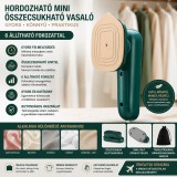 Merystyle Mini Iron hordozható gőzölős vasaló - zöld