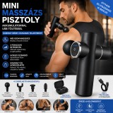 Merystyle Mini masszázs pisztoly akkumulátorral USB töltéssel - fekete
