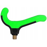 Merystyle Miracle Fish L alakú gumírozott bottartó feeder és match horgászbotokhoz - zöld