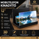 Merystyle Mobiltelefon Képernyő Nagyító 12" – Összecsukható HD Képernyőnagyító - Fekete