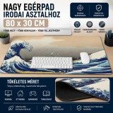 Merystyle Nagy egérpad irodai asztalhoz 80x30 cm - hullám mintával (06318)