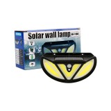 Merystyle NF-118B napelemes kültéri fali COB LED lámpa mozgásérzékelővel - fekete