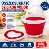 Merystyle Összecsukható szív alakú szilikon vödör 5 literes fogantyúval - vegyes színekben