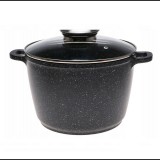 Merystyle Royalty Line 28 cm-es fazék márvány bevonattal indukciós főzőlappal is kompatibilis - fekete (RL-AD28MG)