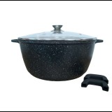 Merystyle Royalty Line lábas fedővel 44 cm, 24 l - fekete (BS-44MG)