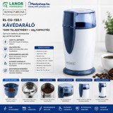 Merystyle Royalty Line RL-CG-150.1 kávédaráló 150W 65g kapacitással - fehér/kék (CG-1503)