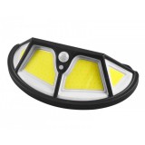 Merystyle SH-122 Napelemes kültéri fali COB LED lámpa mozgásérzékelővel - 122 LED