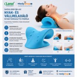 Merystyle Shoulder Relax ergonomikus nyak- és vállrelaxáló nyaktámasztó párna - kék
