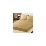 Merystyle Sofy pamut gumis lepedő 180x200 cm - világosbarna